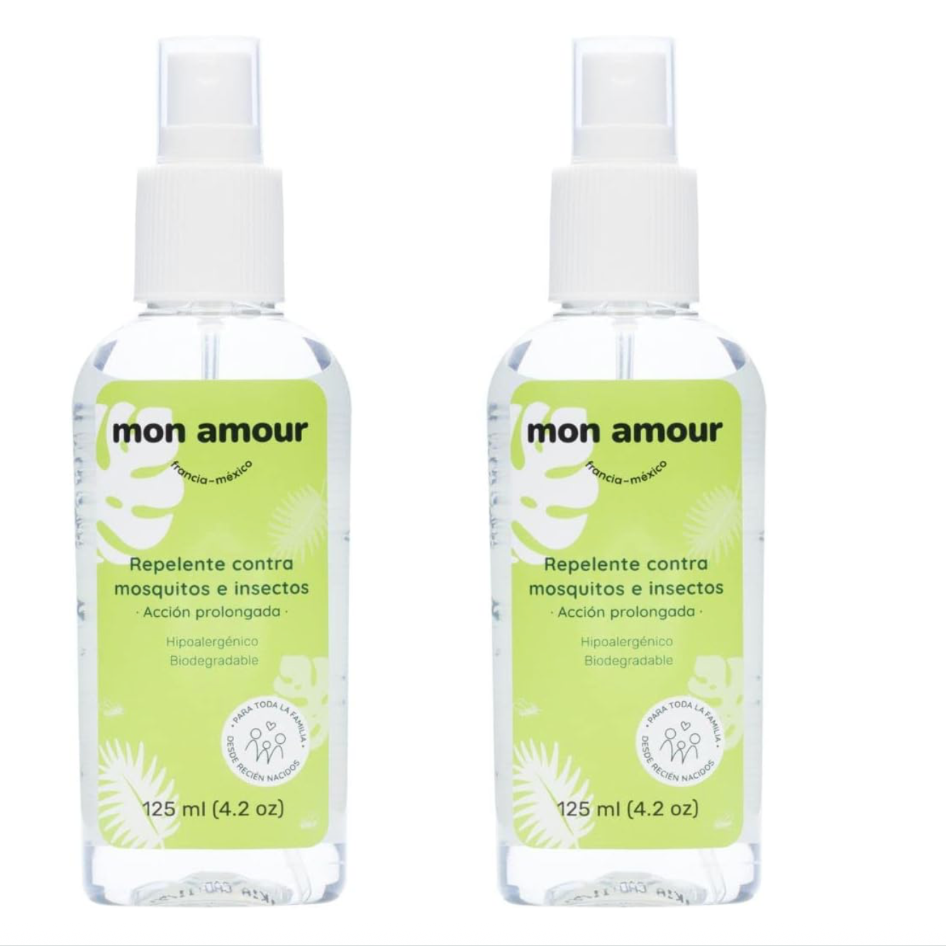 Set 2 Repelentes contra mosquitos e insectos 125 ml