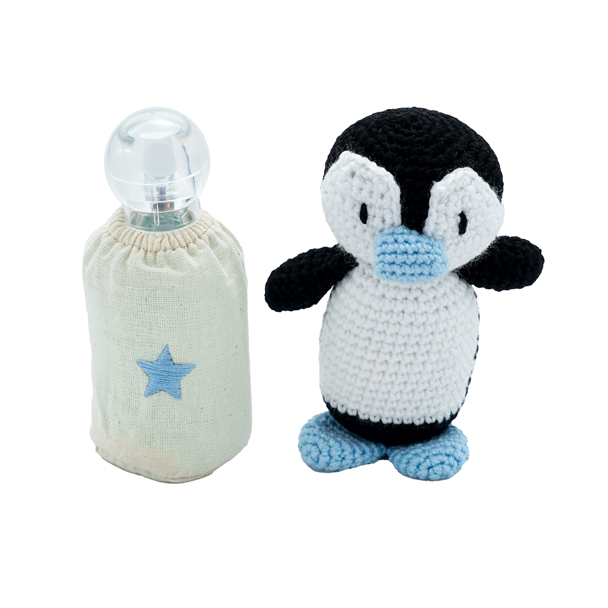 Estuche con Agua de tocador + Pingüino